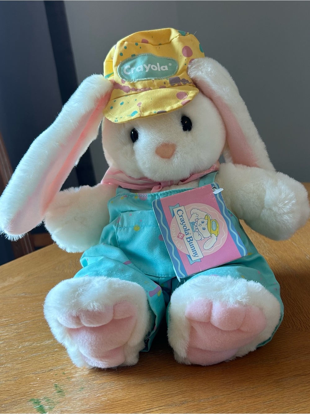VTG Hallmark/Crayola Bunny Rabbit Plush Stuffed Animal Toy NWT